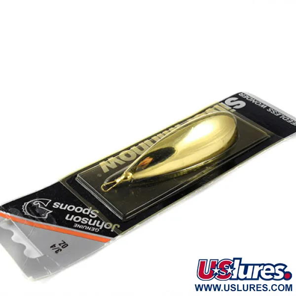  Незачіпляйка Johnson Silver Minnow, золото, 21 г, блесна коливалка (колебалка) #0956