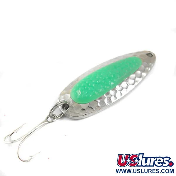 Blue Fox Pixee, нікель/зелений, 14 г, блесна коливалка (колебалка) #0976