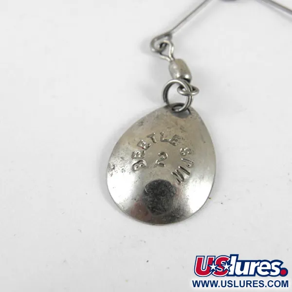  Johnson Beetle Spin, нікель/чорний, 3,5 г, до рибалки #0981