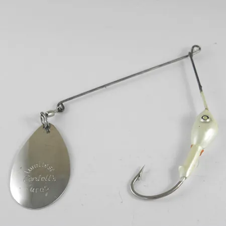 Cotton Cordell LIveLiest Cordell's lures, нікель/білий, 14 г, блешня оберталка (вертушка) #0984