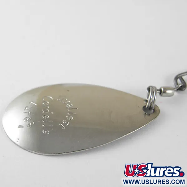 Cotton Cordell LIveLiest Cordell's lures, нікель/білий, 14 г, блешня оберталка (вертушка) #0984