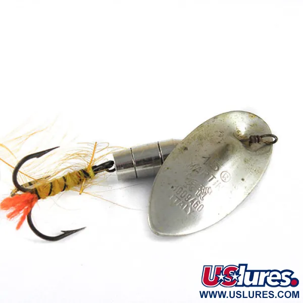  Panther Martin Zavorra con Mosca 15, нікель, 11 г, блешня оберталка (вертушка) #0987