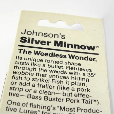 Незачіпляйка Johnson Silver Minnow, золото, 5 г, блесна коливалка (колебалка) #1017