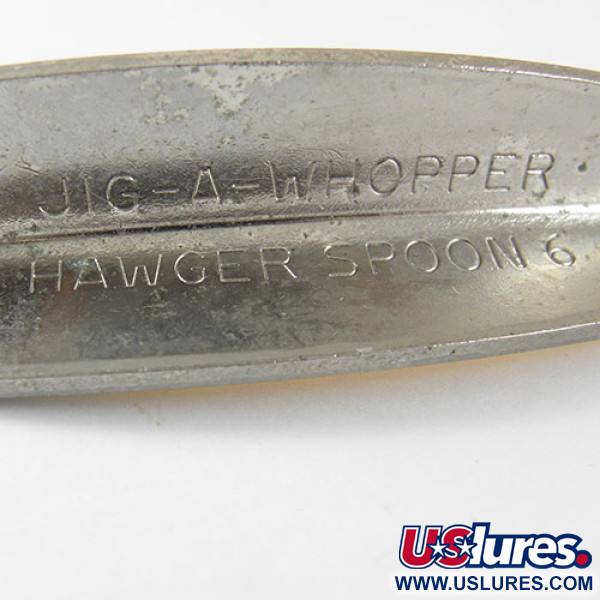 HT Enterprises Jig-A-whooper Hawgler spoon #6, срібло/голограма, 21 г, блесна коливалка (колебалка) #1019