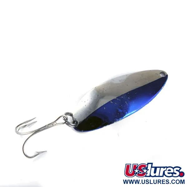 Seneca Little Cleo (Hula Girl), нікель/синій, 14 г, блесна коливалка (колебалка) #1044
