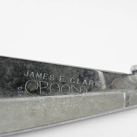 James E. Clark  Clark Spoon, нікель, 15 г, блесна коливалка (колебалка) #1051