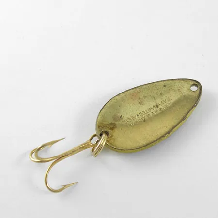 Wright & McGill Pay-Master, жовтий/чорний/латунь, 7 г, блесна коливалка (колебалка) #1054