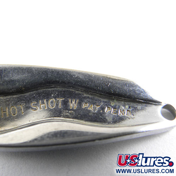 Luhr Jensen Hot Shot W, нікель/чорний, 4,5 г, блесна коливалка (колебалка) #1055