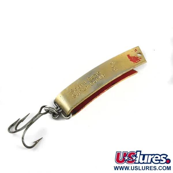 South Bend Super-Duper 503, золото/червоний, 4,3 г, блесна коливалка (колебалка) #1058