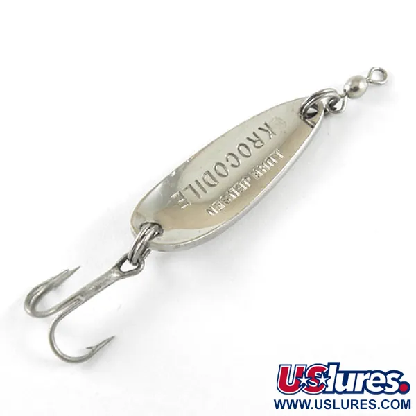 Luhr Jensen Krocodile, нікель, 9 г, блесна коливалка (колебалка) #1064