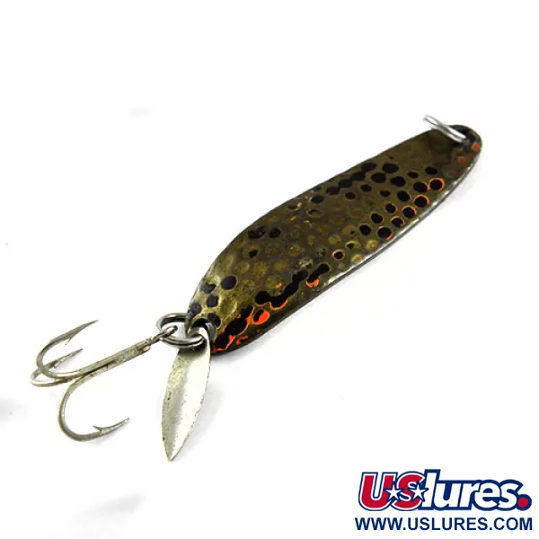 Luhr Jensen Krocodile DIE #3, бронза/чорний, 10 г, блесна коливалка (колебалка) #1066