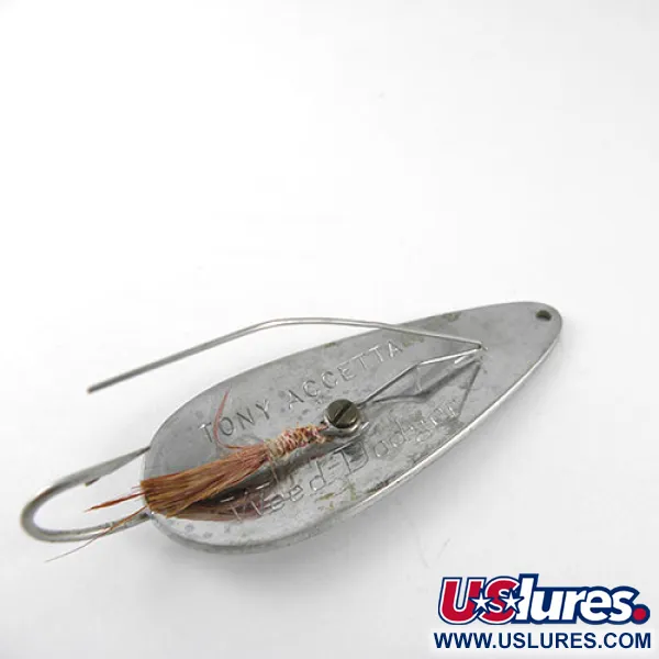 Luhr Jensen Tony Accetta Weed Doger, нікель, 20 г, блесна коливалка (колебалка) #1076