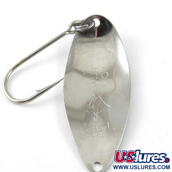 Seneca Little Cleo (Hula Girl), нікель/зелений, 7 г, блесна коливалка (колебалка) #1079