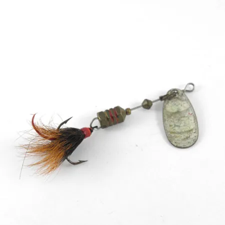 Mepps Comet 1 Dressed, нікель/білий/червоний, 3,5 г, блешня оберталка (вертушка) #1081