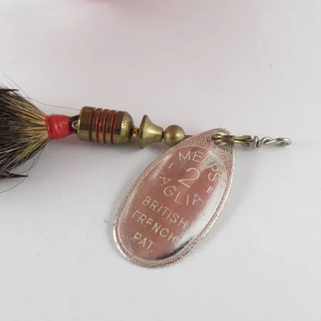 Mepps Aglia 2 dressed, нікель, 4,7 г, блешня оберталка (вертушка) #1083