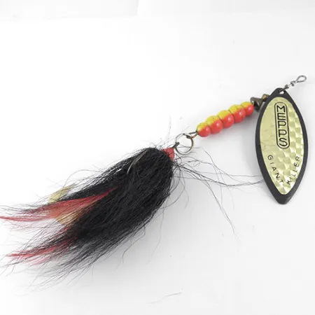 Mepps Giant Killer, чорний/голограма, 30 г, блешня оберталка (вертушка) #1088