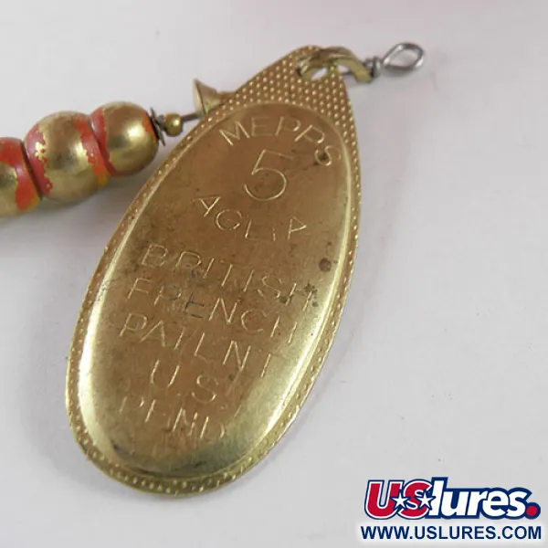  Mepps Aglia 5, латунь, 14 г, блешня оберталка (вертушка) #1090