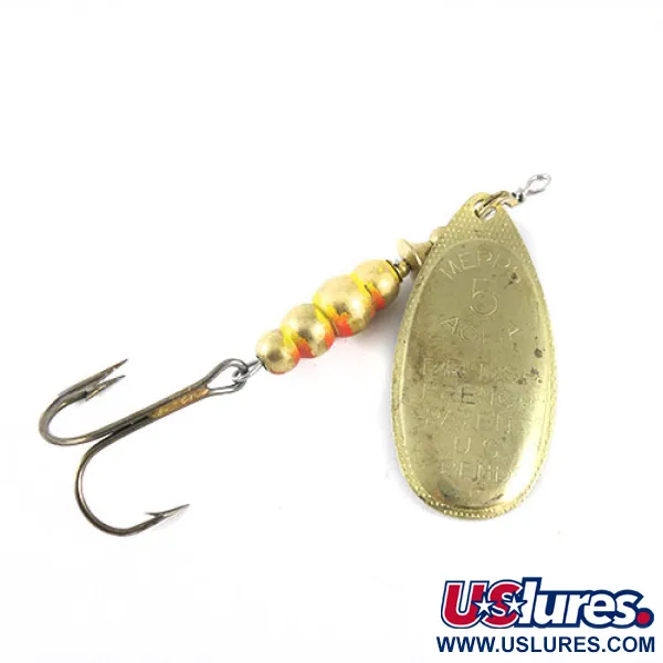  Mepps Aglia 5, латунь, 14 г, блешня оберталка (вертушка) #1090