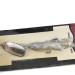  Блесна Mepps 3 COMET Mino (з гумовою рибкою), нікель, 17 г, блешня оберталка (вертушка) #1093