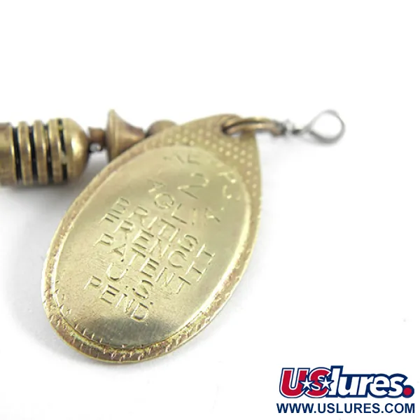  Mepps Aglia 2, латунь, 4,5 г, блешня оберталка (вертушка) #1098