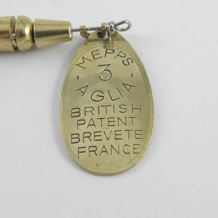 Mepps Aglia 3, латунь, 7 г, блешня оберталка (вертушка) #1104