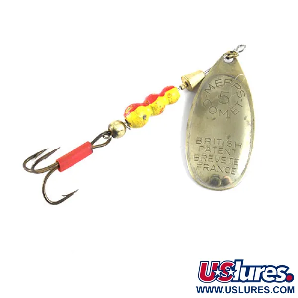  Mepps Comet 5, латунь, 13 г, блешня оберталка (вертушка) #1105