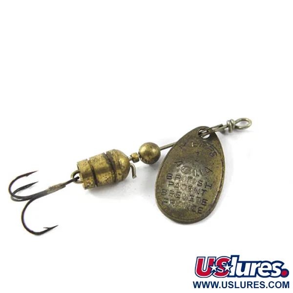  Mepps Aglia 1, латунь, 3,5 г, блешня оберталка (вертушка) #1142