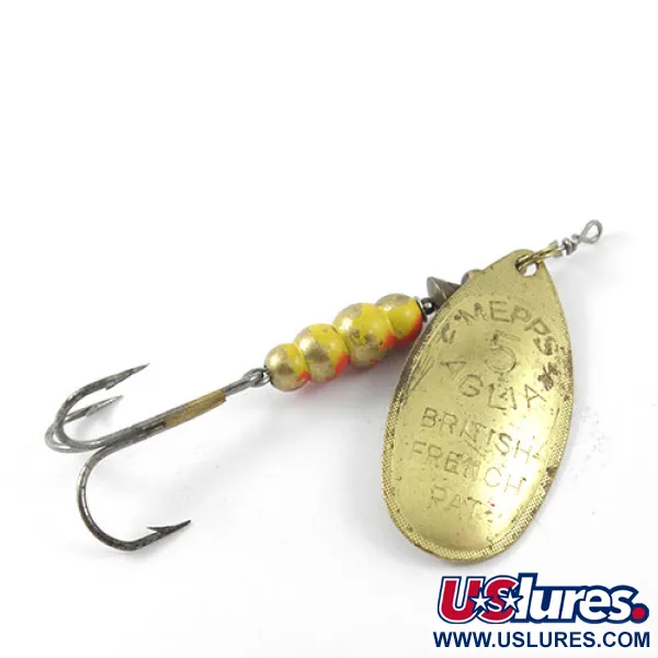  Mepps Aglia 5, латунь, 14 г, блешня оберталка (вертушка) #1146