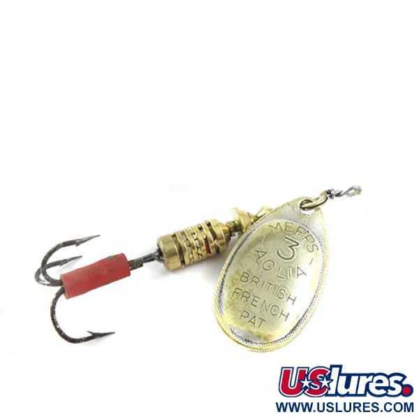  Mepps Aglia 3, латунь, 7 г, блешня оберталка (вертушка) #1153