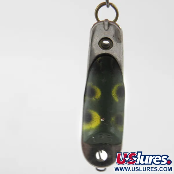 Helin Tackle Helin Swinmming Spoon 125, нікель/Frog (зелений та жовтий), 2,5 г, блесна коливалка (колебалка) #1157