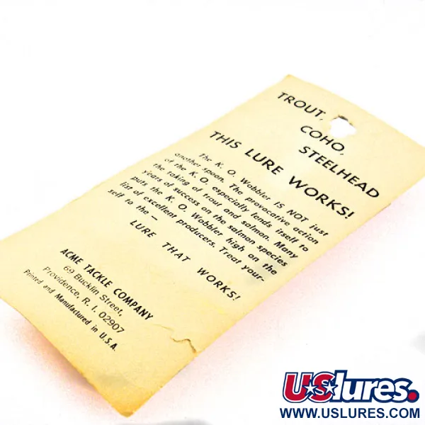 Acme K.O. Wobbler, помаранчевий, 14 г, блесна коливалка (колебалка) #1159