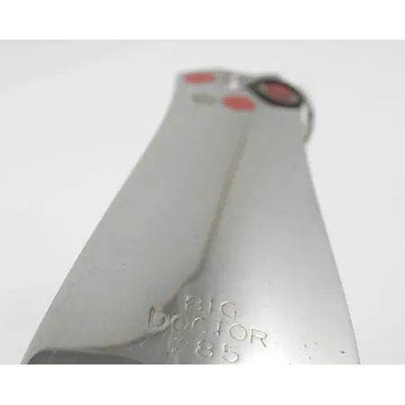 Prescott Spinner Big Doctor 285, нікель/золото/червоні крапки, 30 г, блесна коливалка (колебалка) #1177