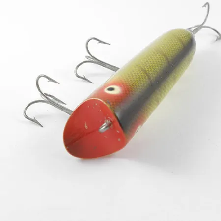 попер Heddon Lucky 13, жовтий/червоний/зелений, 19 г, воблер #1184