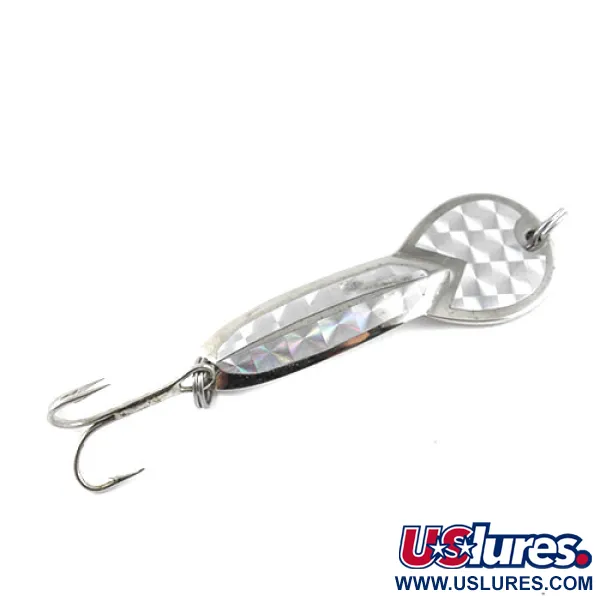 Loco 3 Glen Evans, нікель, 17 г, блесна коливалка (колебалка) #1200