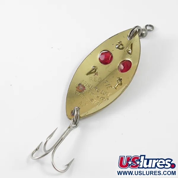 Hofschneider Red Eye Junior, латунь/червоні очі, 10 г, блесна коливалка (колебалка) #1245