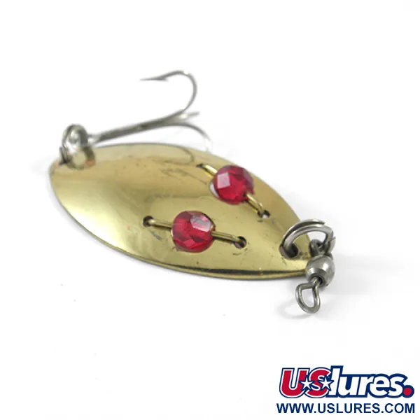 Hofschneider Red Eye Junior, латунь/червоні очі, 10 г, блесна коливалка (колебалка) #1245