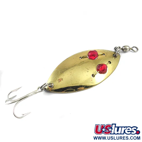 Hofschneider Red Eye Junior, латунь/червоні очі, 10 г, блесна коливалка (колебалка) #1245