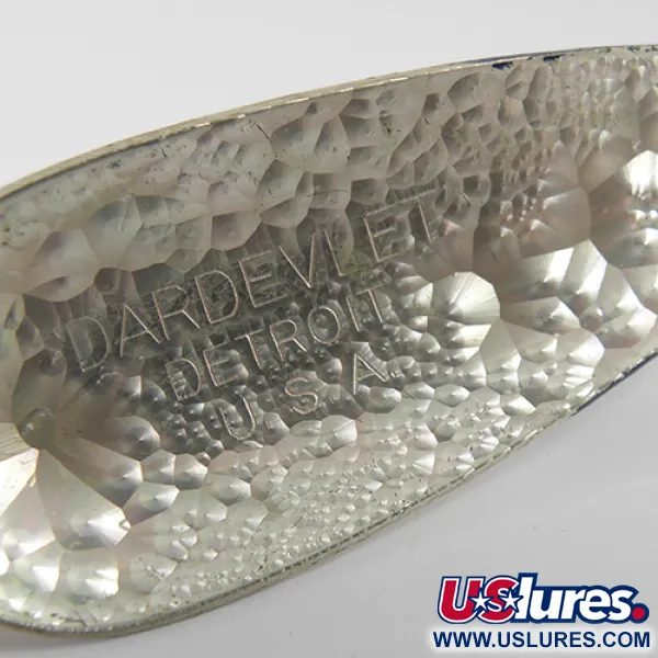 Eppinger Dardevle Dardevlet, Сrystal (срібляста луска або побите скло) - рідкісний колір, 21 г, блесна коливалка (колебалка) #1247