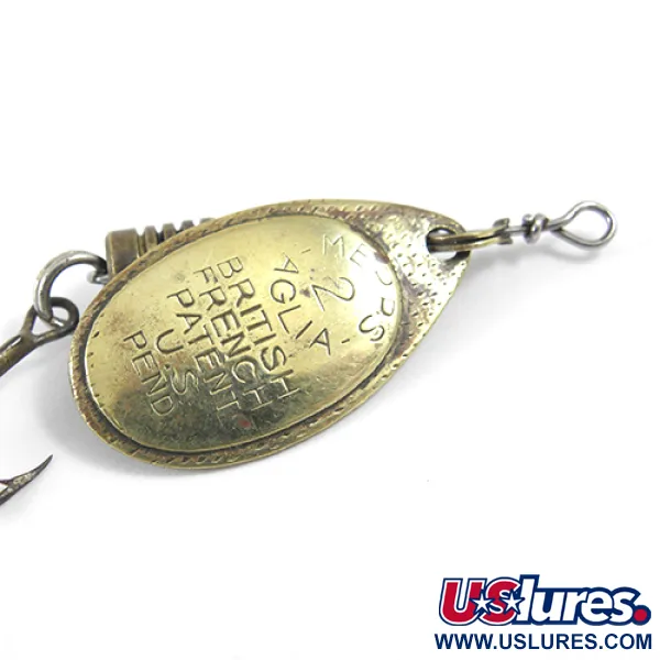  Mepps Aglia 2, латунь, 4,5 г, блешня оберталка (вертушка) #1255