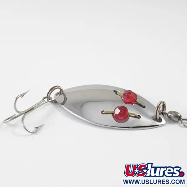 Hofschneider Red Eye Junior, нікель/червоні очі, 10 г, блесна коливалка (колебалка) #1267