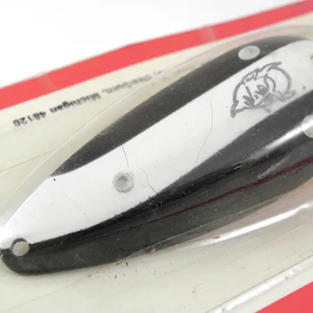 Eppinger Dardevle Dardevlet Feathered (незачіпляйка), чорний/білий/нікель, 21 г, блесна коливалка (колебалка) #1270