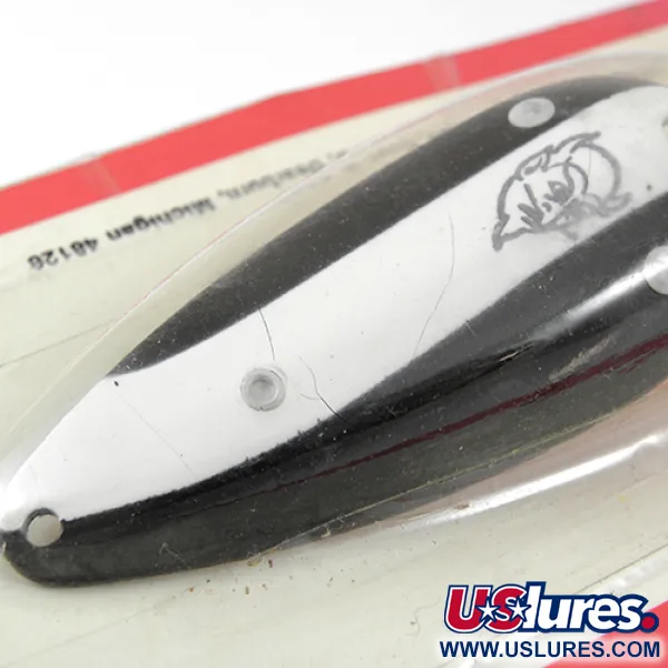 Eppinger Dardevle Dardevlet Feathered (незачіпляйка), чорний/білий/нікель, 21 г, блесна коливалка (колебалка) #1270