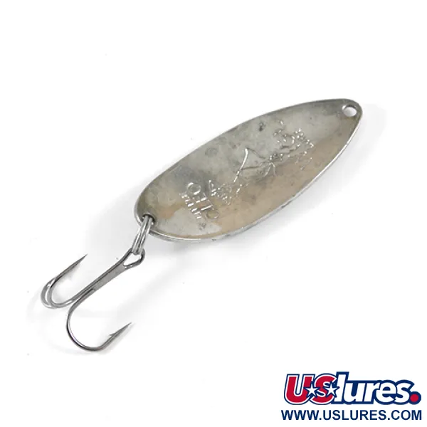 Seneca Little Cleo (Hula Girl), нікель/зелений, 14 г, блесна коливалка (колебалка) #1311