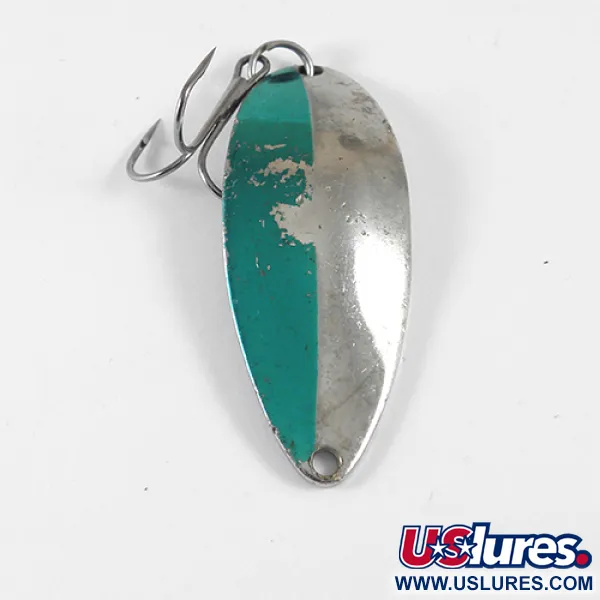 Seneca Little Cleo (Hula Girl), нікель/зелений, 14 г, блесна коливалка (колебалка) #1311