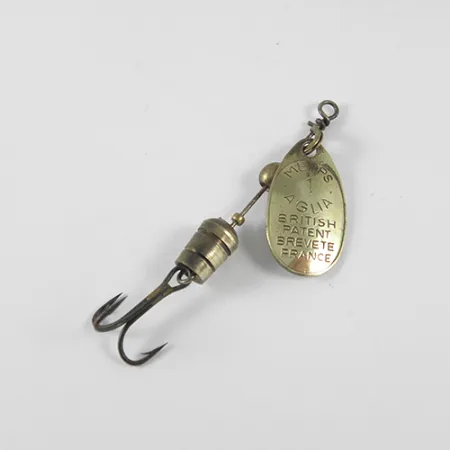 Mepps Aglia 1, латунь, 3,5 г, блешня оберталка (вертушка) #1341