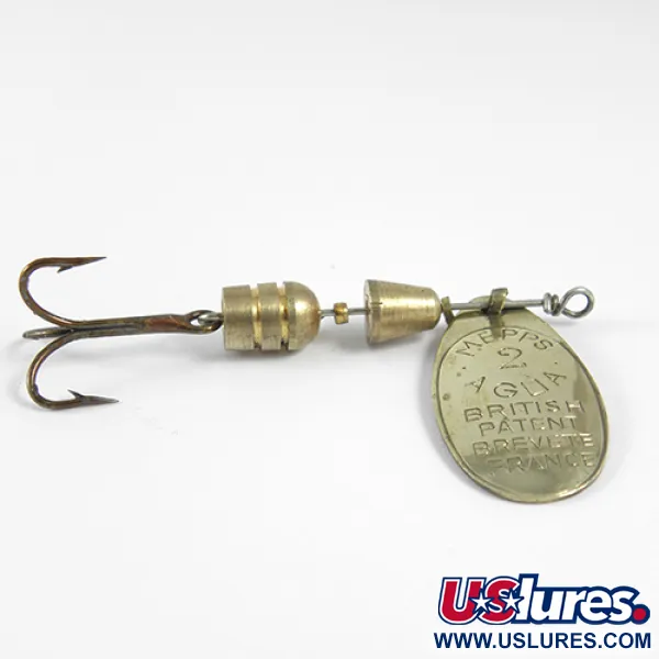  Mepps Aglia 2, латунь, 4,5 г, блешня оберталка (вертушка) #1342