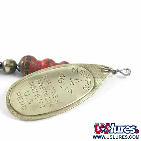  Mepps Aglia 4, латунь, 9 г, блешня оберталка (вертушка) #1347