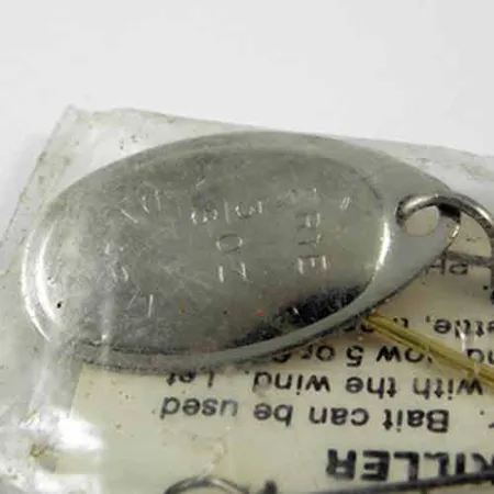 Erie Dearie Walleye Killer, нікель, 9 г, блешня оберталка (вертушка) #1360