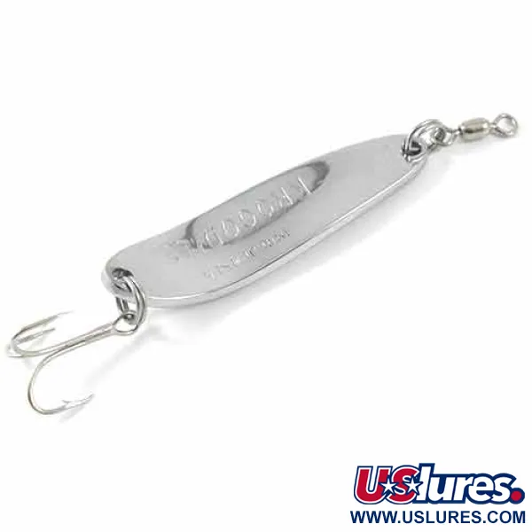 Luhr Jensen Krocodile 1367, нікель, 14 г, блесна коливалка (колебалка) #1367