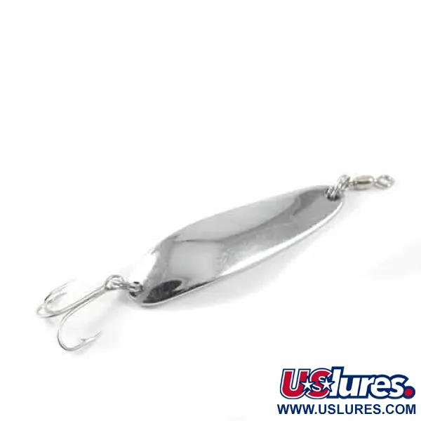 Luhr Jensen Krocodile 1367, нікель, 14 г, блесна коливалка (колебалка) #1367